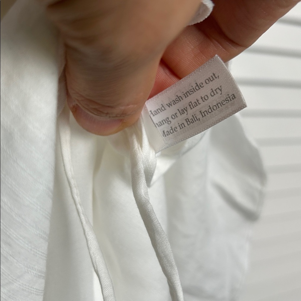 INDAH Palm Tie Front Wrap Short in Ivory Ivory S - Picture 12 of 12